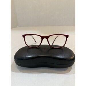 Ray Ban Women's Eyeglasses Polished Red Optical RB 7244 8099 51-18 140 W/Case